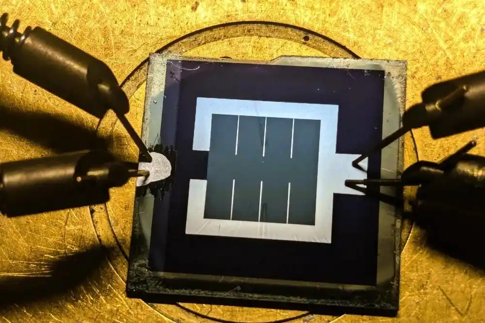 Crystalline Silicon-Perovskite Tandem
