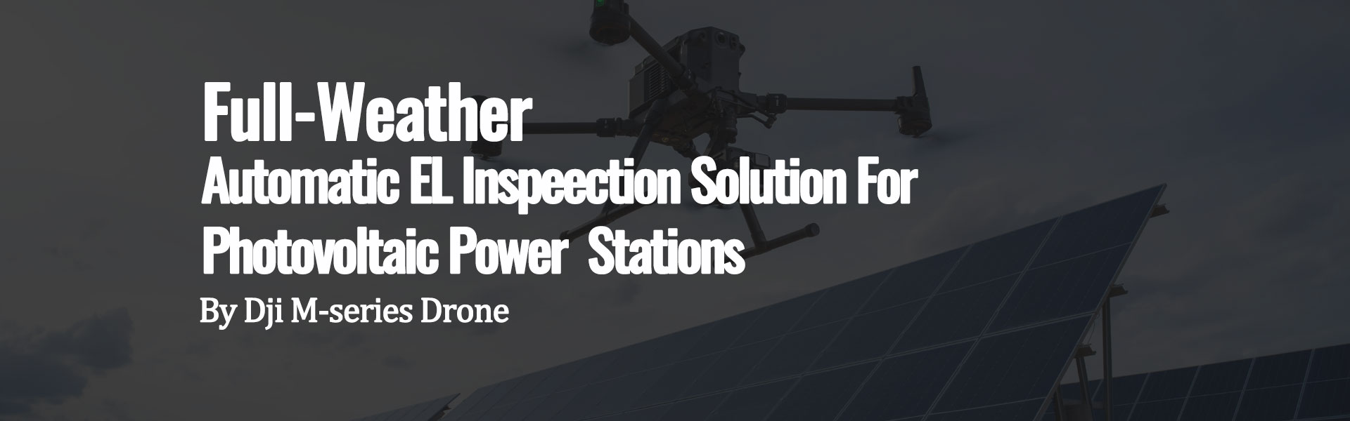 UAV-based EL testing system